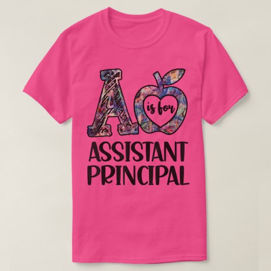 Aは校長補の印 Tシャツ (デザイン正面)
