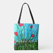 Aは紺碧のトートのためです トートバッグ (裏面)