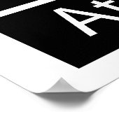 Aは運動訓練のためのAだ ポスター (角)