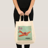 Aは飛行機用 トートバッグ (正面(商品))