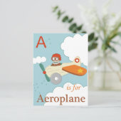 Aは飛行機用 ポストカード (スタンド正面)