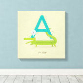 Aは… キャンバスプリント (インサイチュ (ウッドフロア))