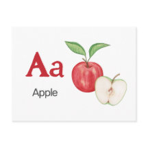 AはApple用 – Alphabet Flash Card