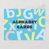 AはApple用 – Alphabet Flash Card ポストカード (裏面)