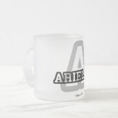 AはArielleのためです フロストグラスマグカップ (正面左)