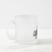 AはArielleのためです フロストグラスマグカップ (左)
