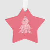 AはAvaのイニシャル オーナメント 名前入りクリスマス  (裏面)