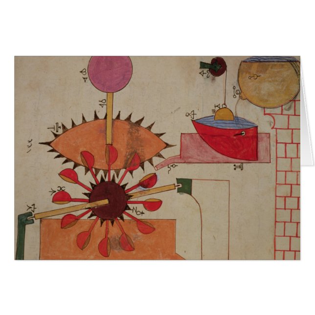 aへのポンプ水のためのシステムの図表 (正面横)