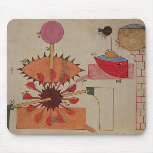 aへのポンプ水のためのシステムの図表 マウスパッド (正面)