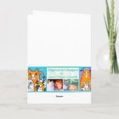 Aへの獣医医院のチワワ犬、… サンキューカード (裏面)