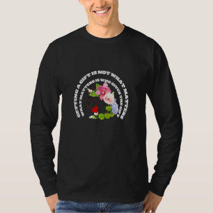 Aを取得することは重要ではない感謝の引用文 Tシャツ