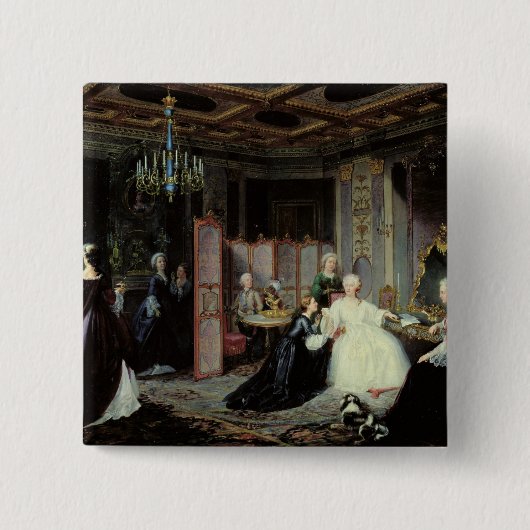 aを受け取っている皇后Catherine The Great 缶バッジ (正面)