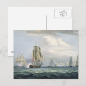aを従事させるシドニースミス(1764-1840年の)艦隊 ポストカード (正面/裏面)