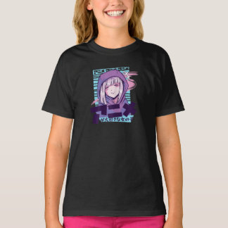 Aを愛す10代のる女の子だけのアニメギフト Tシャツ