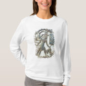 aを殺害している王を描写する奉納の盾 tシャツ (正面)