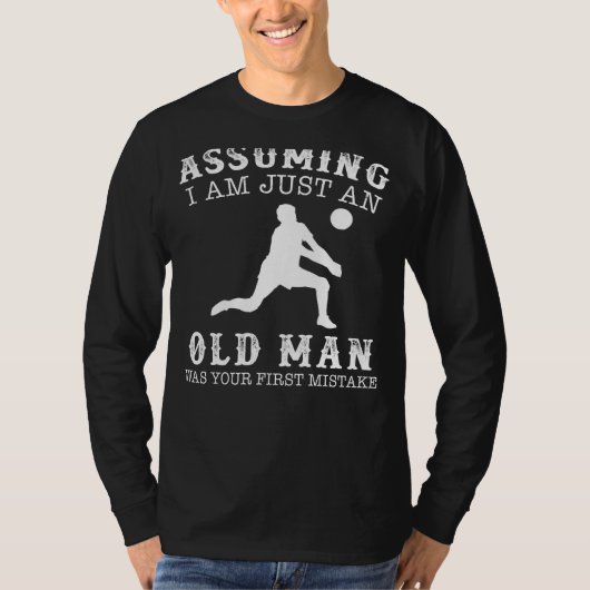 Aを装ってバレーボールで笑いを盛り上げる Tシャツ (正面)