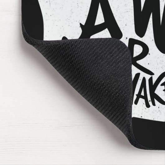 Aウェイタイポグラフィやる気を起こさせる引用文 マウスパッド (コーナー)