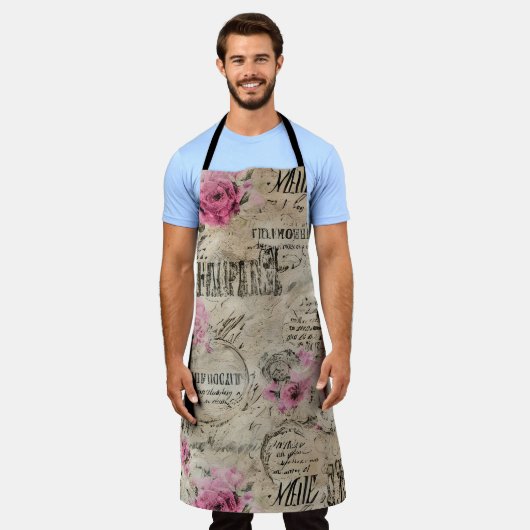 Aエフェメフランスのラデザインシリーズ24 エプロン (着用した状態)