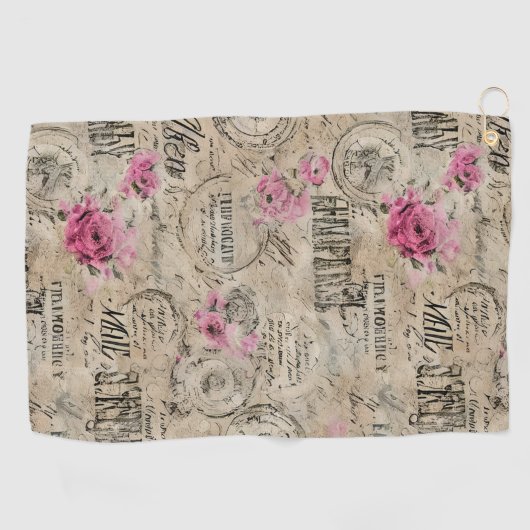 Aエフェメフランスのラデザインシリーズ24 ゴルフタオル (横)