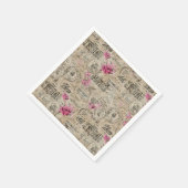 Aエフェメフランスのラデザインシリーズ24 スタンダードカクテルナプキン (角)