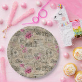 Aエフェメフランスのラデザインシリーズ24 ペーパープレート (パーティー)