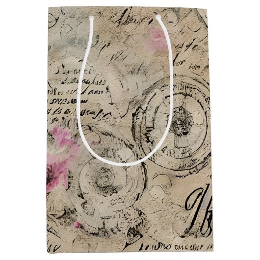 Aエフェメフランスのラデザインシリーズ24 ミディアムペーパーバッグ (正面)