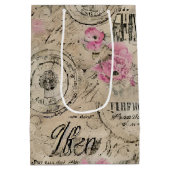 Aエフェメフランスのラデザインシリーズ24 ミディアムペーパーバッグ (裏面)