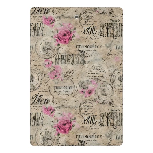 Aエフェメフランスのラデザインシリーズ24 ミニクリップボード (裏面)