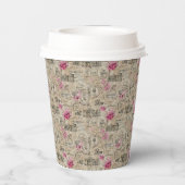 Aエフェメフランスのラデザインシリーズ24 紙コップ (裏面)