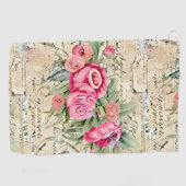 Aエフェメフランスのラデザインシリーズ26 ゴルフタオル (横)