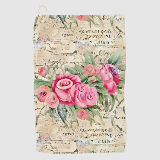 Aエフェメフランスのラデザインシリーズ26 ゴルフタオル (正面)