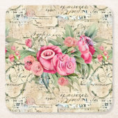 Aエフェメフランスのラデザインシリーズ26 スクエアペーパーコースター (正面)