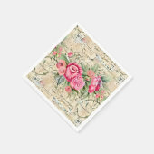 Aエフェメフランスのラデザインシリーズ26 スタンダードカクテルナプキン (角)