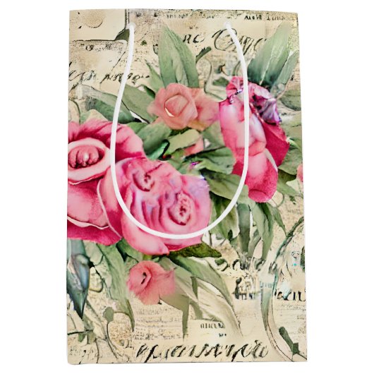 Aエフェメフランスのラデザインシリーズ26 ミディアムペーパーバッグ (正面)