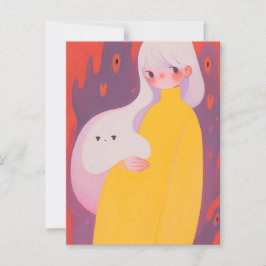 Aガールと彼女の幽霊 ポストカード