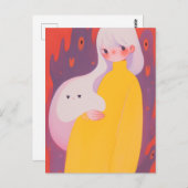 Aガールと彼女の幽霊 ポストカード (正面/裏面)