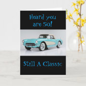 ****Aクラシックが50****ハッピーバースデー カード (黄色い花)