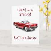 ****Aクラシックが50****ハッピーバースデー カード (黄色い花)