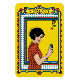 Aクリーン石板_B_4x6冷蔵庫磁石 マグネット