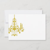 Aグランド社交ダンスRSVP (黄色) 出欠カード (裏面)