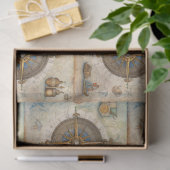 Aコンパス航海のシリーズデザイン13 薄葉紙 (ギフト)