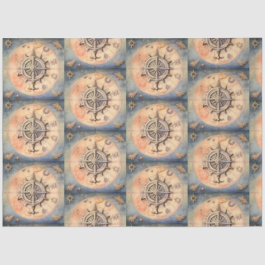 Aコンパス航海のシリーズデザイン24 薄葉紙 (正面)