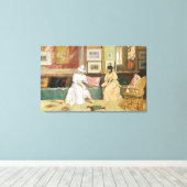 Aコールフレンドリー, 1895 (キャンバス上の油) キャンバスプリント (インサイチュ (ウッドフロア))