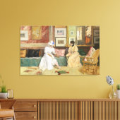 Aコールフレンドリー, 1895 (キャンバス上の油) キャンバスプリント (インサイチュ (リビング))