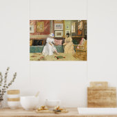 Aコールフレンドリー, 1895 (キャンバス上の油) ポスター (キッチン)