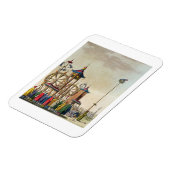 Aサーカス中国の、イラストレーション'ル衣装アン マグネット (左側)