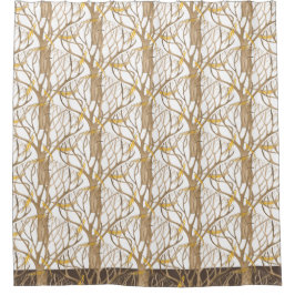 Aシャワーカーテンに閉まった秋 シャワーカーテン