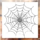 Aシンプルくもの巣 ウィンドウサイン (シート2)