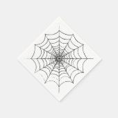 Aシンプルくもの巣 スタンダードカクテルナプキン (角)