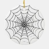 Aシンプルくもの巣 セラミックオーナメント (裏面)